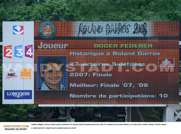 Roland Garros
 - roger federer